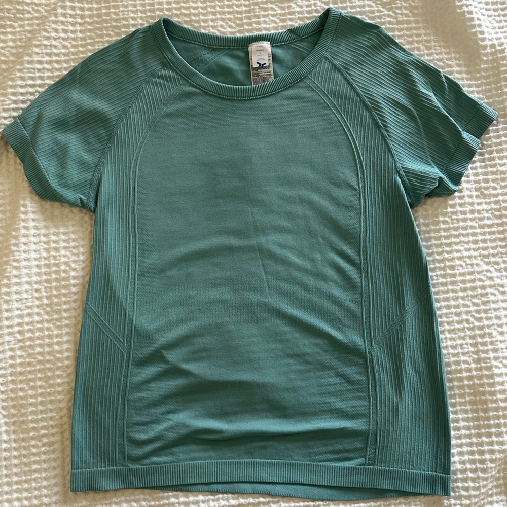 Turquoise Short Sleeve Top